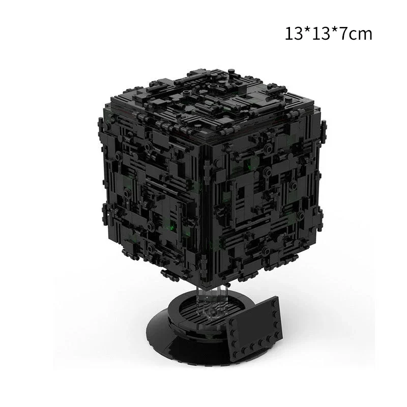 MOC Borg Cube Treks High-Tech Building Block Set Star Movie Series Collection Bricks Creative Box for Children Toys Xmas Gifts