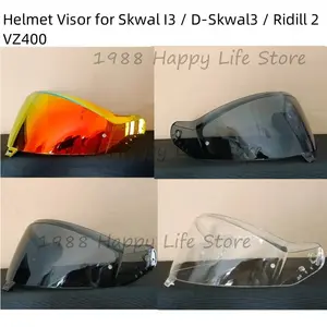 Bilashmart Helmet Visor Shark Skwal i3 / D Skwal3 / Ridill 2 VZ400 Lens Sun Shield Glass Viewfinder Windshield Motorcycle Accessories