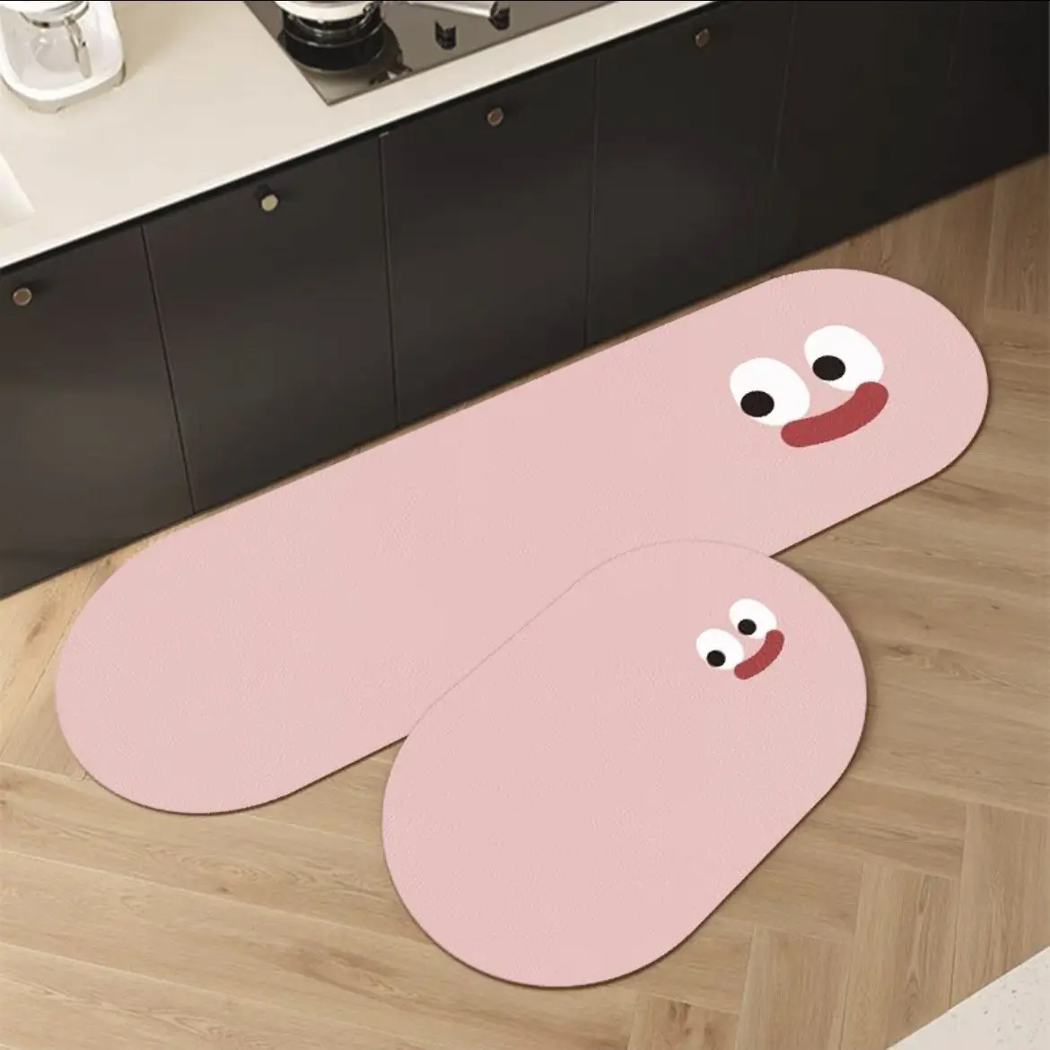 Kitchen non-slip and oil-proof scrubbable leave-in floor mat Diatom mud absorbent floor mat