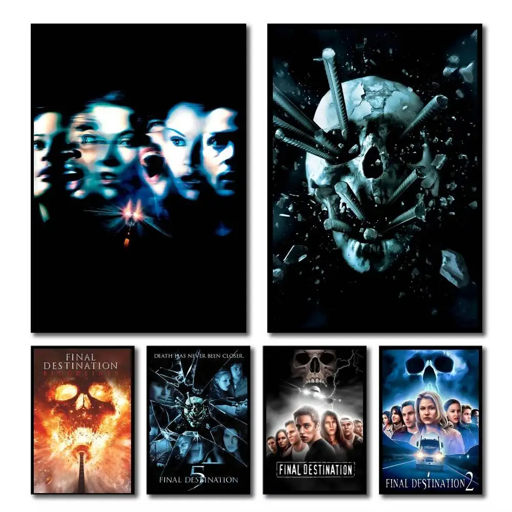 Classic Movie Final D-Destination Posters HD Print Vintage Wall Art Decor for Home Study Room