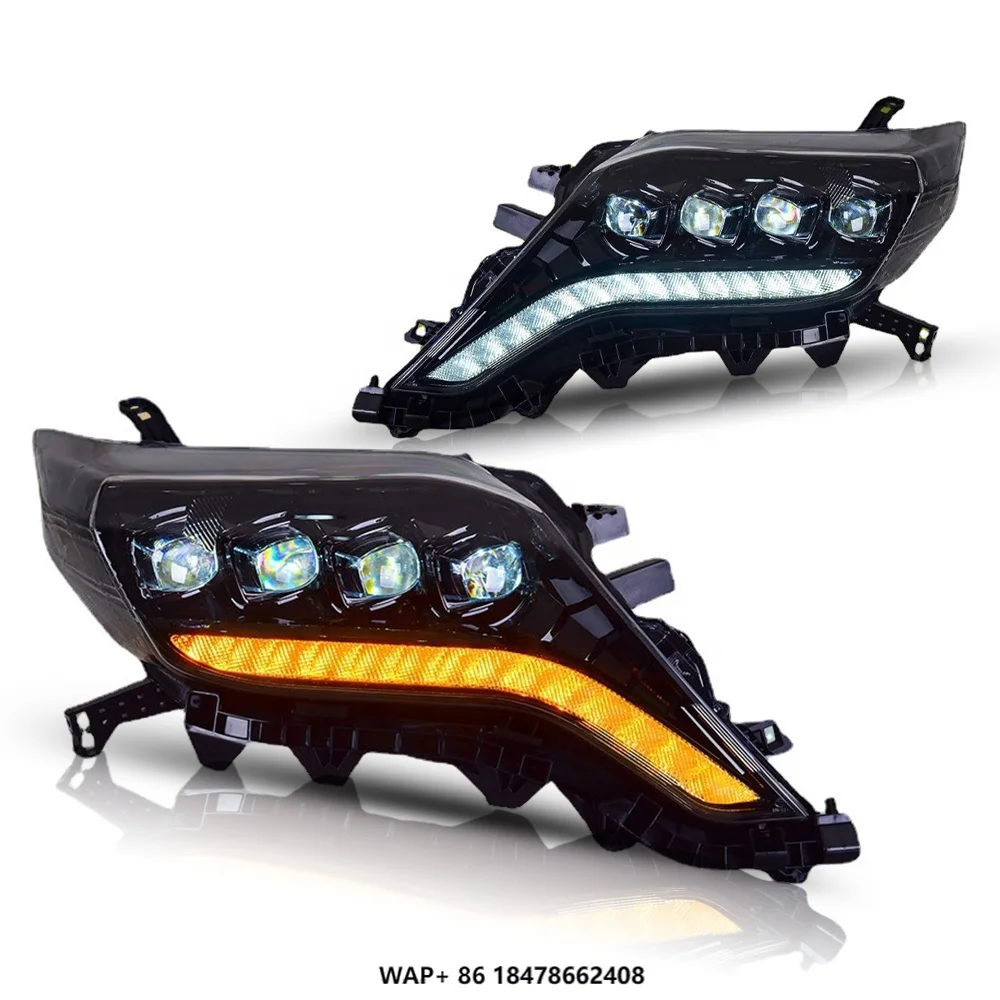 

Archaic Factory Projector Headlight With DRL Low Beam High Beam for Prado 2014-2016 FJ150 New Design Car Led Head Lamp