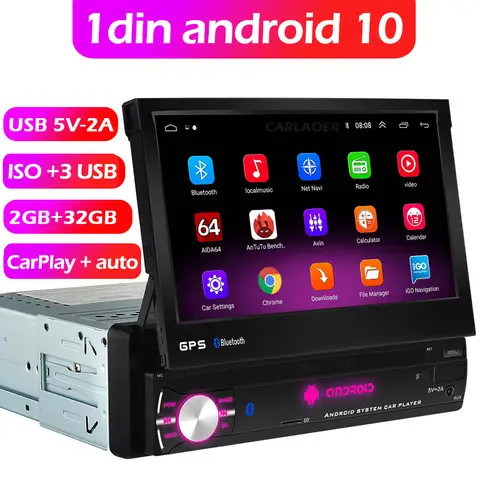 Android 10 Car GPS Player 7" Carlaoer
