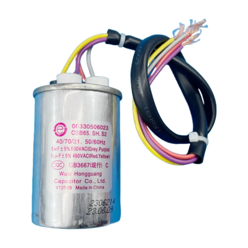 Новый пусковой конденсатор для стиральной машины Haier, взрывозащищенный конденсатор 5 мкФ + 10 мкФ, двигатель CBB65 00330506023   запчасти