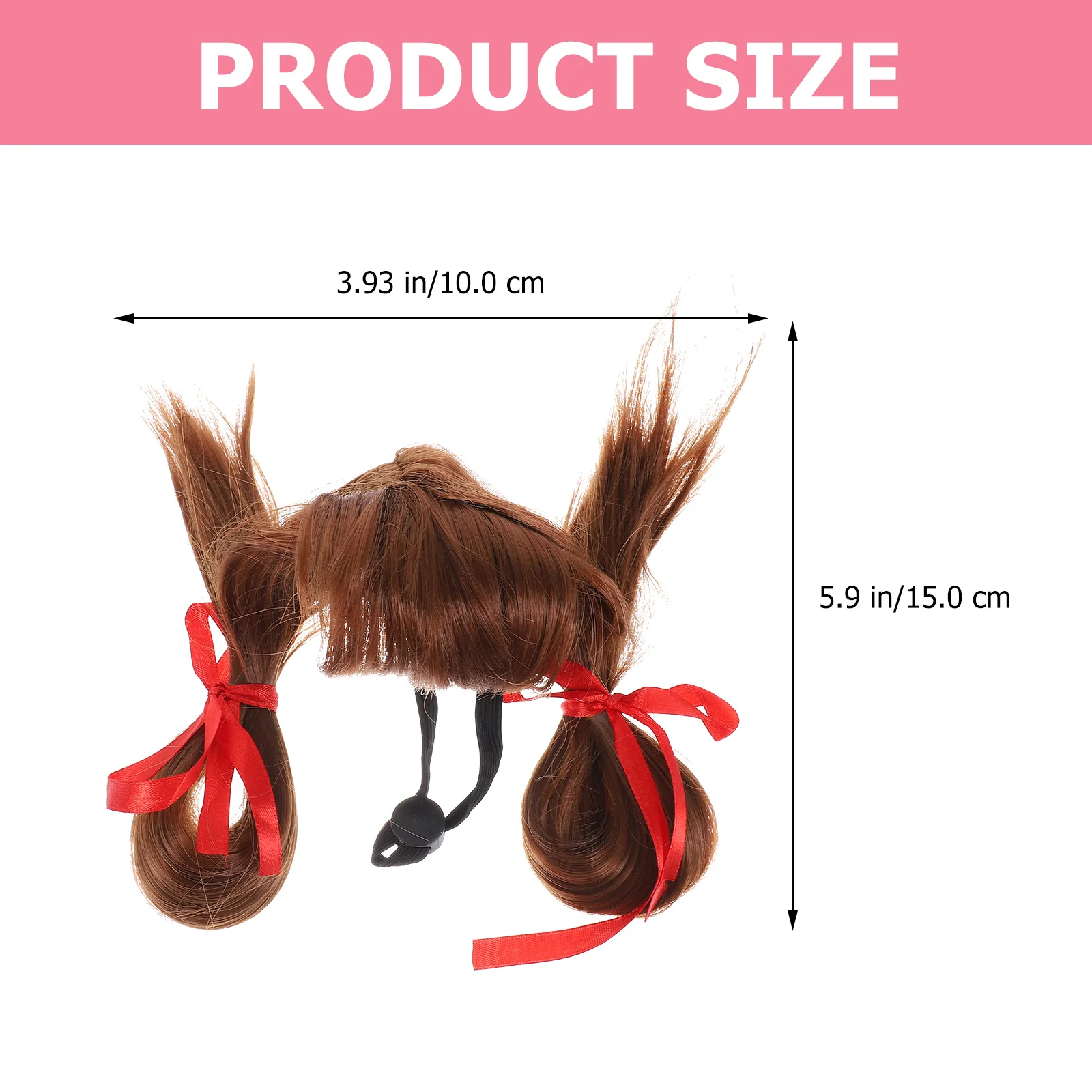 

Dog Nylon Fiber Headgear Stylish Pet Curls Headdress Lightweight Comfortable Party Cosplay Decor Accessories