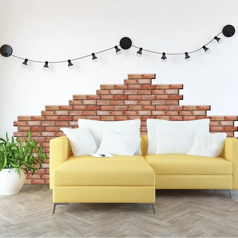 Self Adhesive Brick Wall Panels 30x30cm 3D Waterproof Sticker for Bathroom Decor