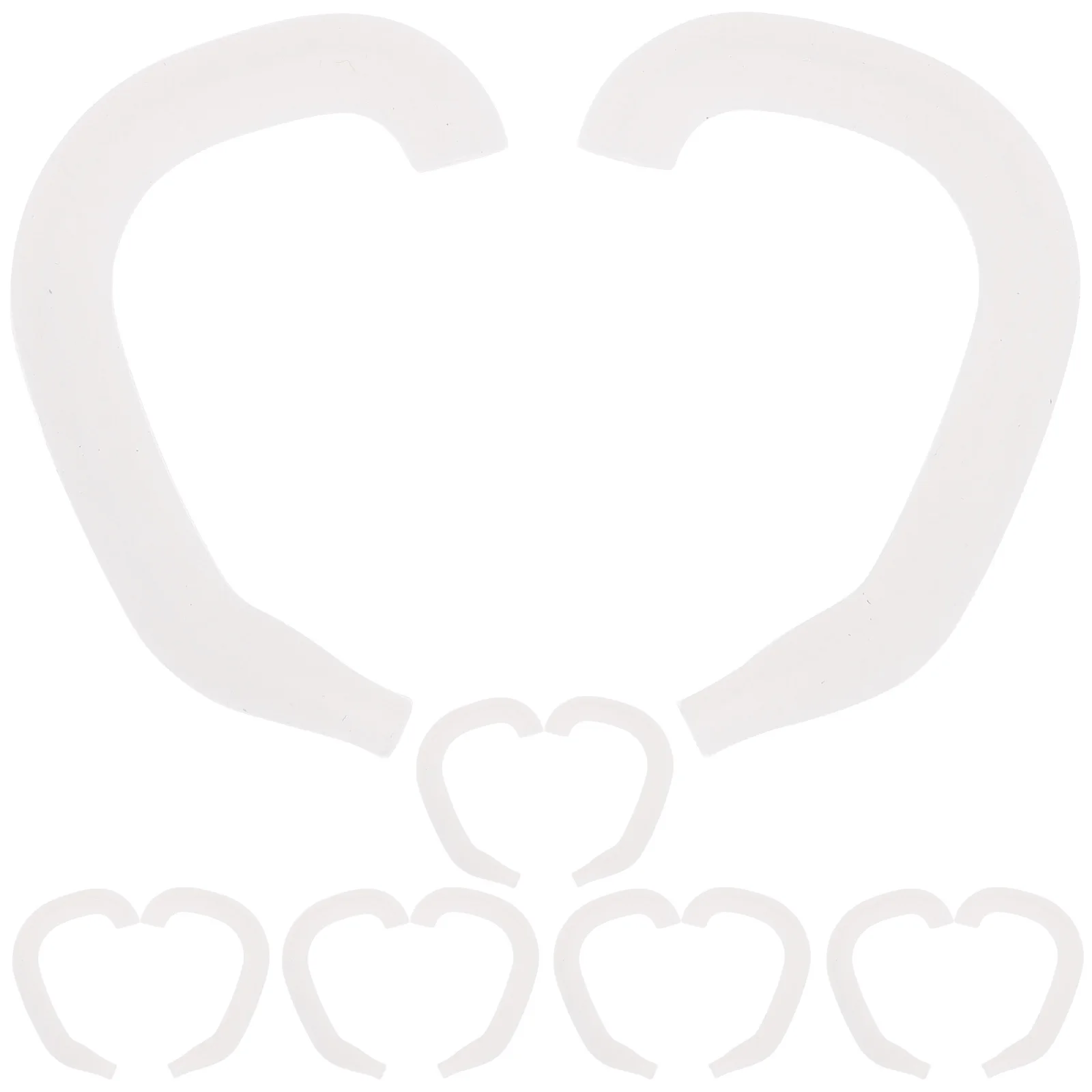 6 أزواج من مصحح أذن الطفل لحديثي الولادة من السيليكون لدعم الأذن البارز مجموعة أدوات تثبيت الأذن للأطفال الصغار #5