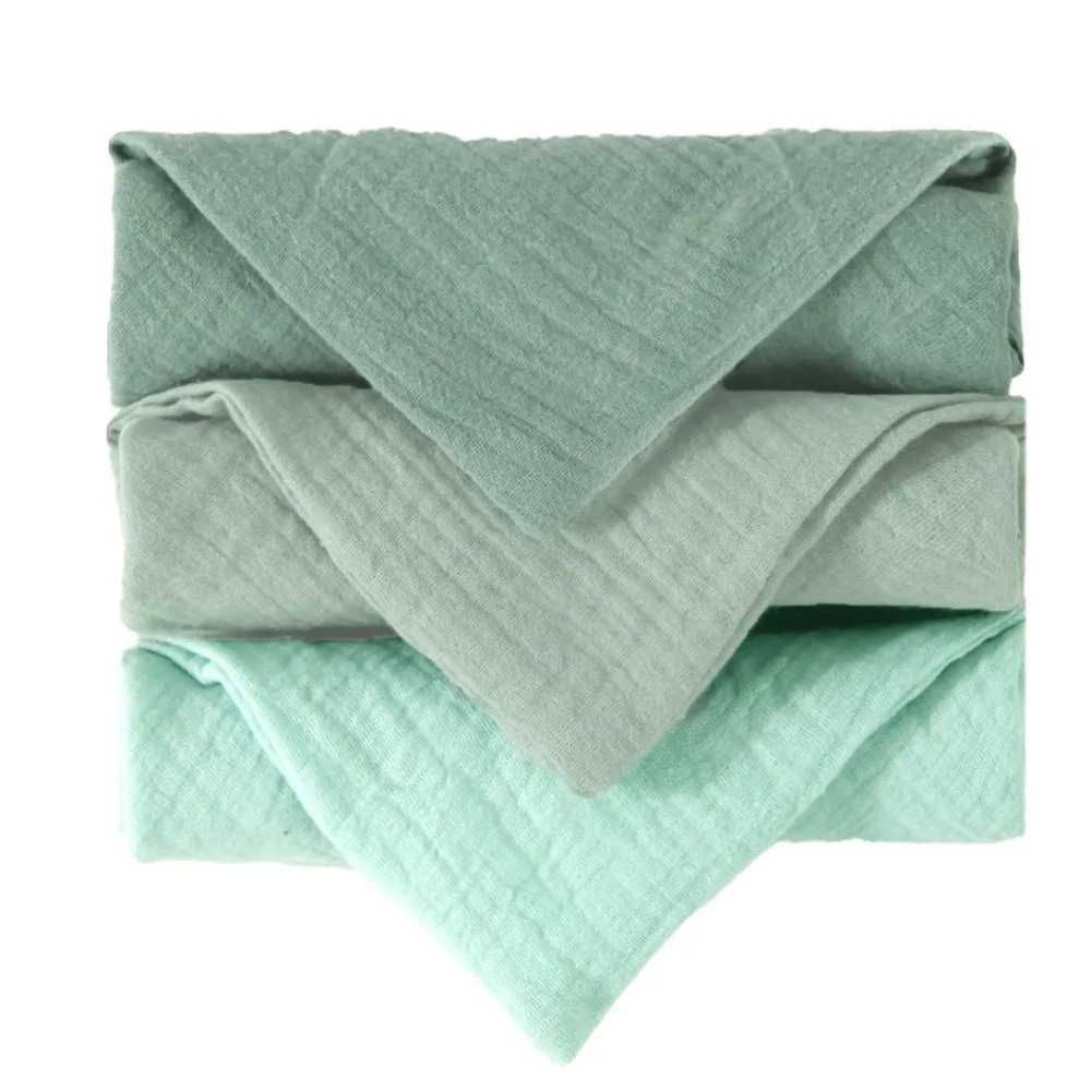 New 4-Layer Pure Cotton Cotton Washcloth Soft Absorbent Square Towels Gauze Cotton Towels Newborn Burp Cloth