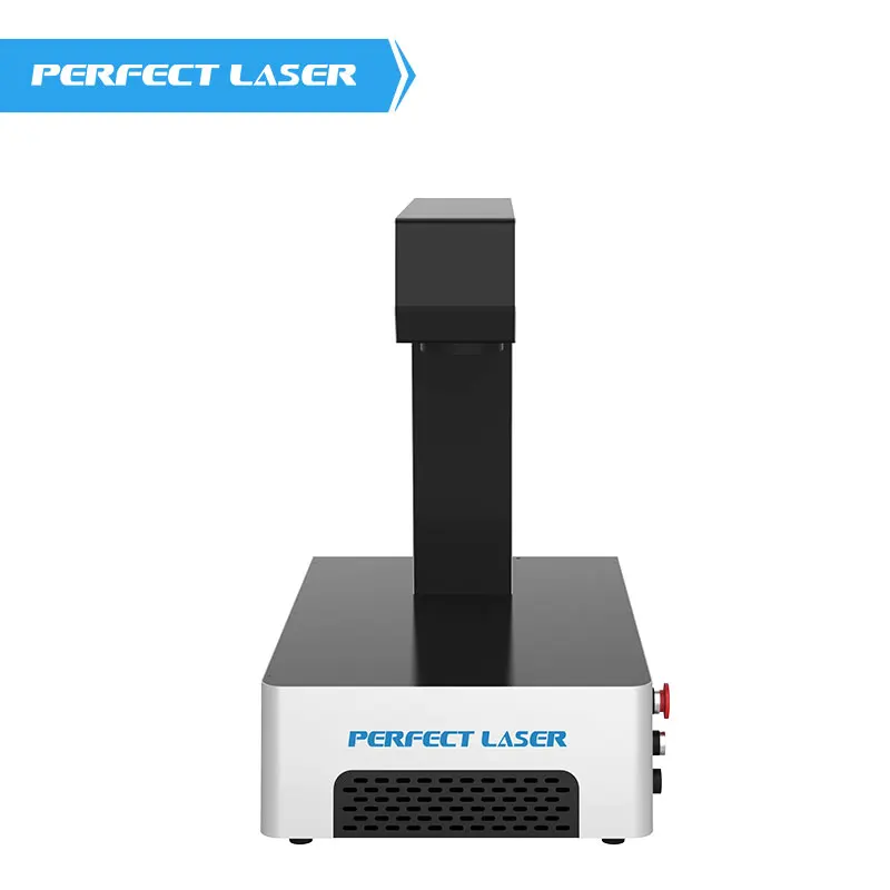 Perfect laser 2023 new 20W portable metal hard plastic fiber nameplate laser marking machine