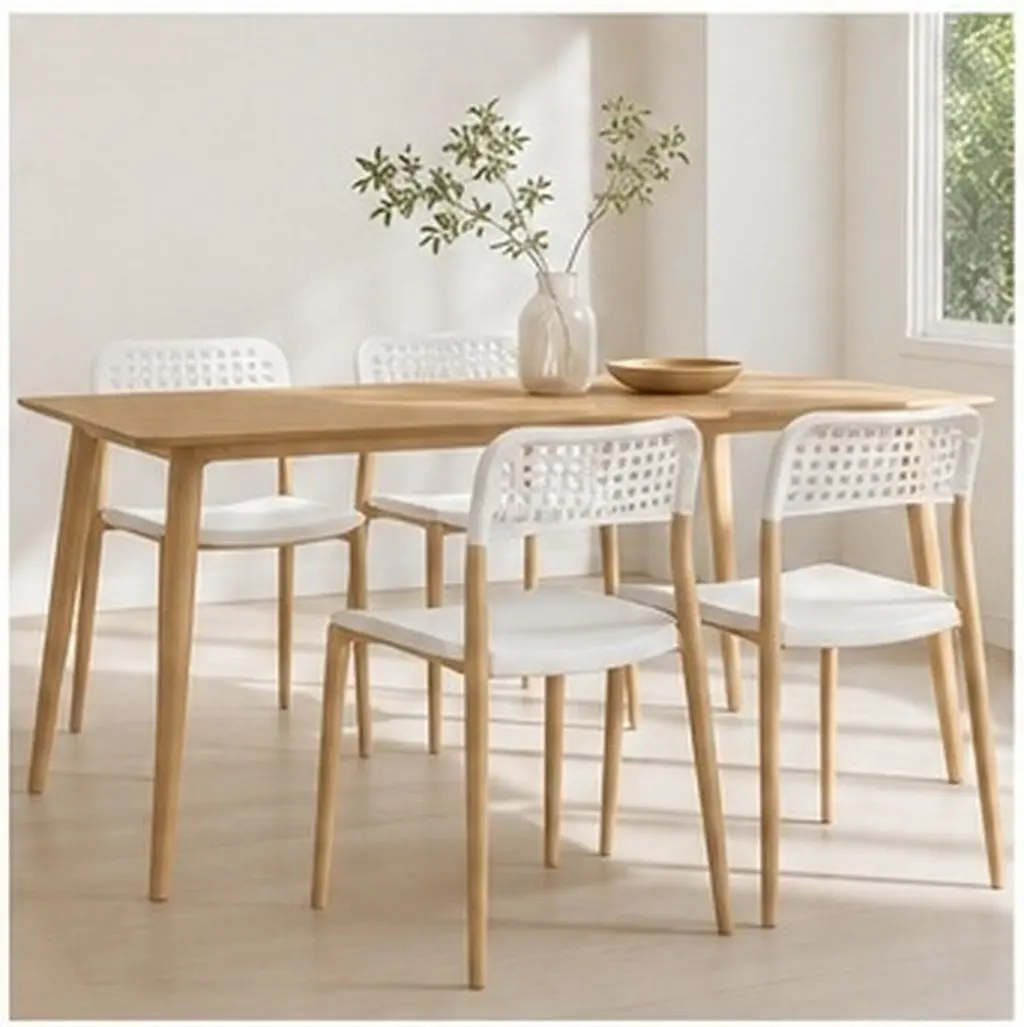 Dining Chair Backrest Replacement Kitchen Furniture Accessory Sturdy Plastic Backrest Plate Comfortable Back Support for Kitchen