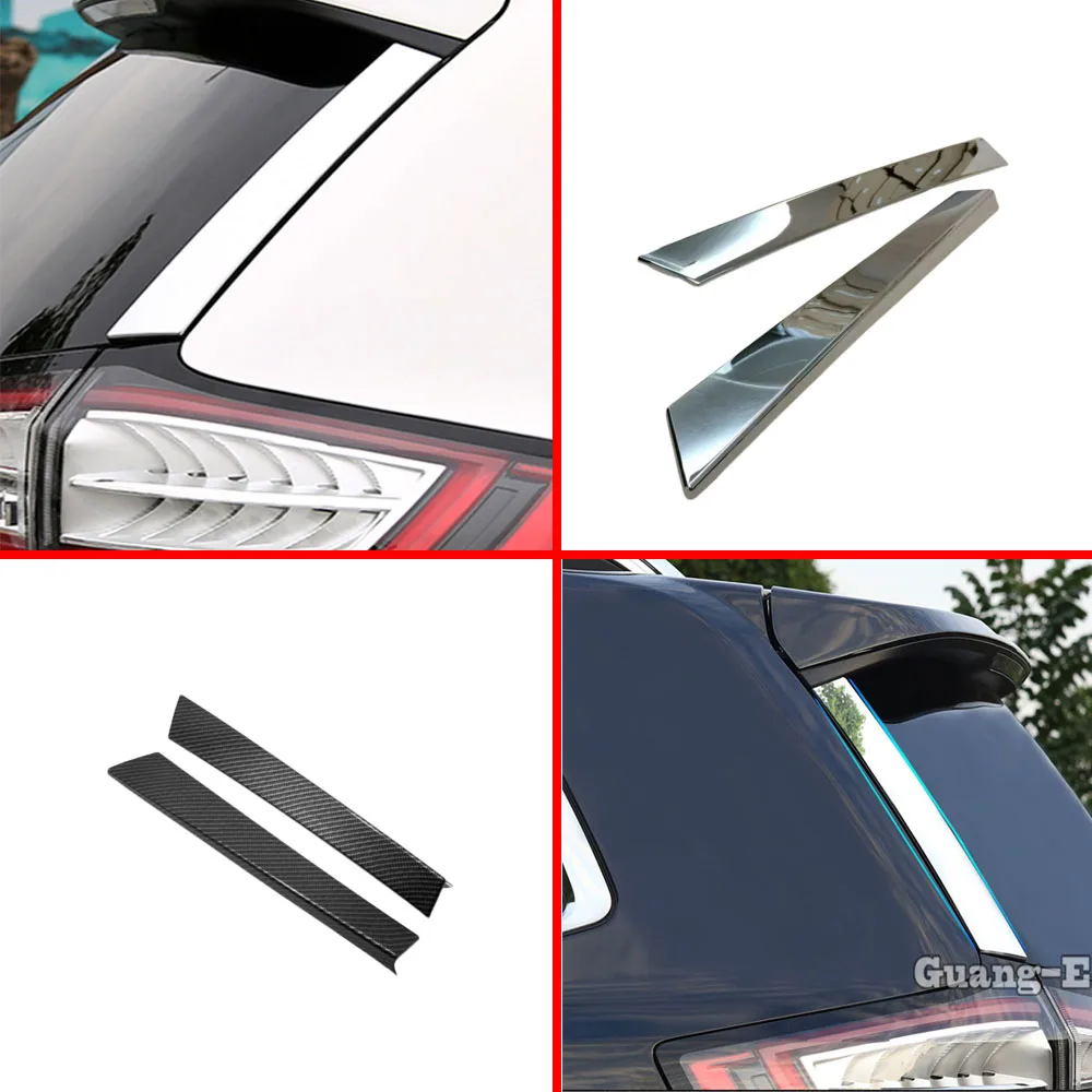 

Лидер продаж, автомобильный Стайлинг, хромированный задний спойлер из АБС-пластика, боковой треугольный молдинг, рамка окна, отделка для Ford Edge 2015 2016 2017 2018