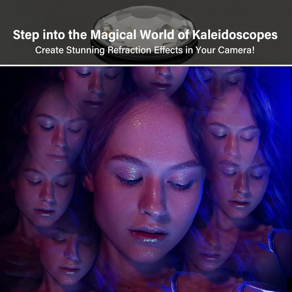 Калейдоскоп Призма Фильтр для линз Фильтры со специальными эффектами Несколько рефракционных предметов Призма Инновационная фотография Видеография