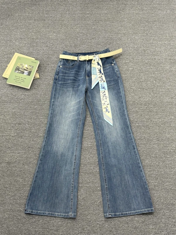 

Элегантные женские джинсы-клеш с высокой талией, модные повседневные синие джинсовые юбки-шорты с поясом-платком для весны и лета