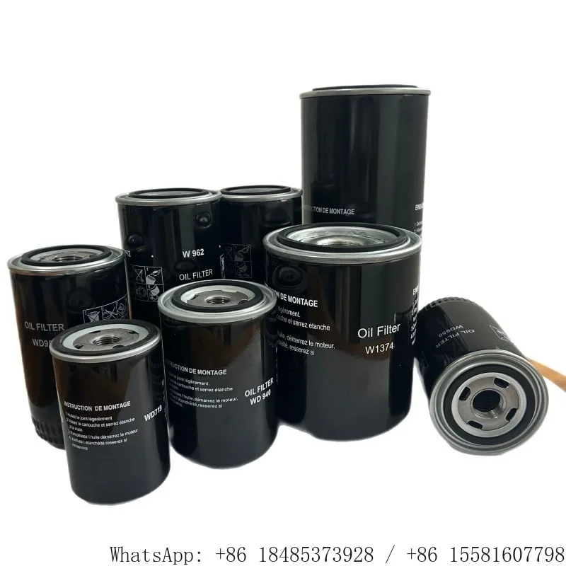 WD719 WD950 WD962 Oil Filter Replacement Element Screw Air Compressor Oil Strainer Routine Maintenance Consumable Part2pcs