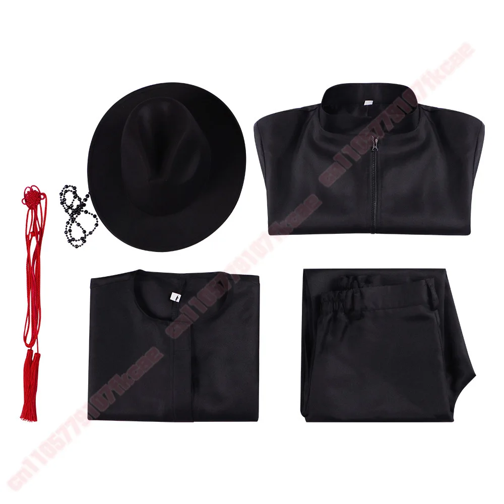 Anime KPop Saga Boys Cosplay Costume Jinu Demon Hunter Outfit Men Boy Group Stage Performance Halloween Carnival Comic-con Party
