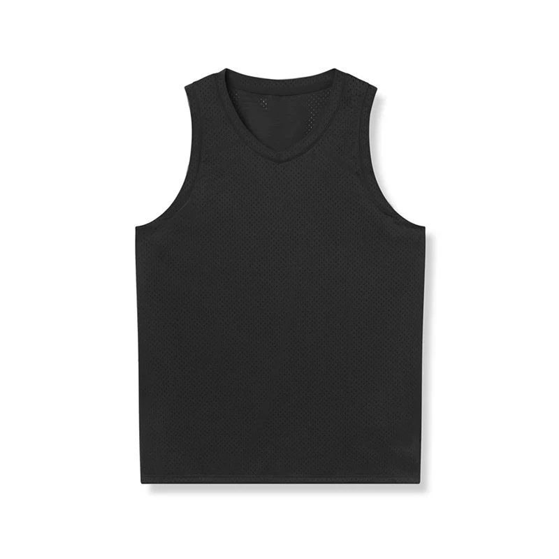 Men's Gym Tank Top Fitness Training Clothing Quick-drying Loose Bodybuilding Sleeveless Shirt Men Fashion Basketball Vest 820