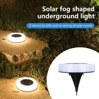 4pcs Solar Lights Buried Lamp Outdoor Waterproof Floor Light Landscape Lawn Garden Courtyard Villa Lighting Decor Buried Lamp