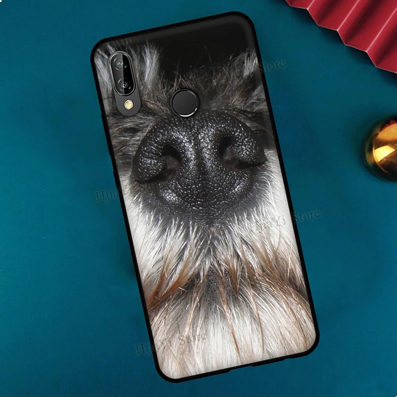 Miniature Schnauzer Puppy Dog Silicone Case For Huawei P30 Lite P40 P20 Pro P Smart Z 2021 2019 Mate 20 Lite Case Cover