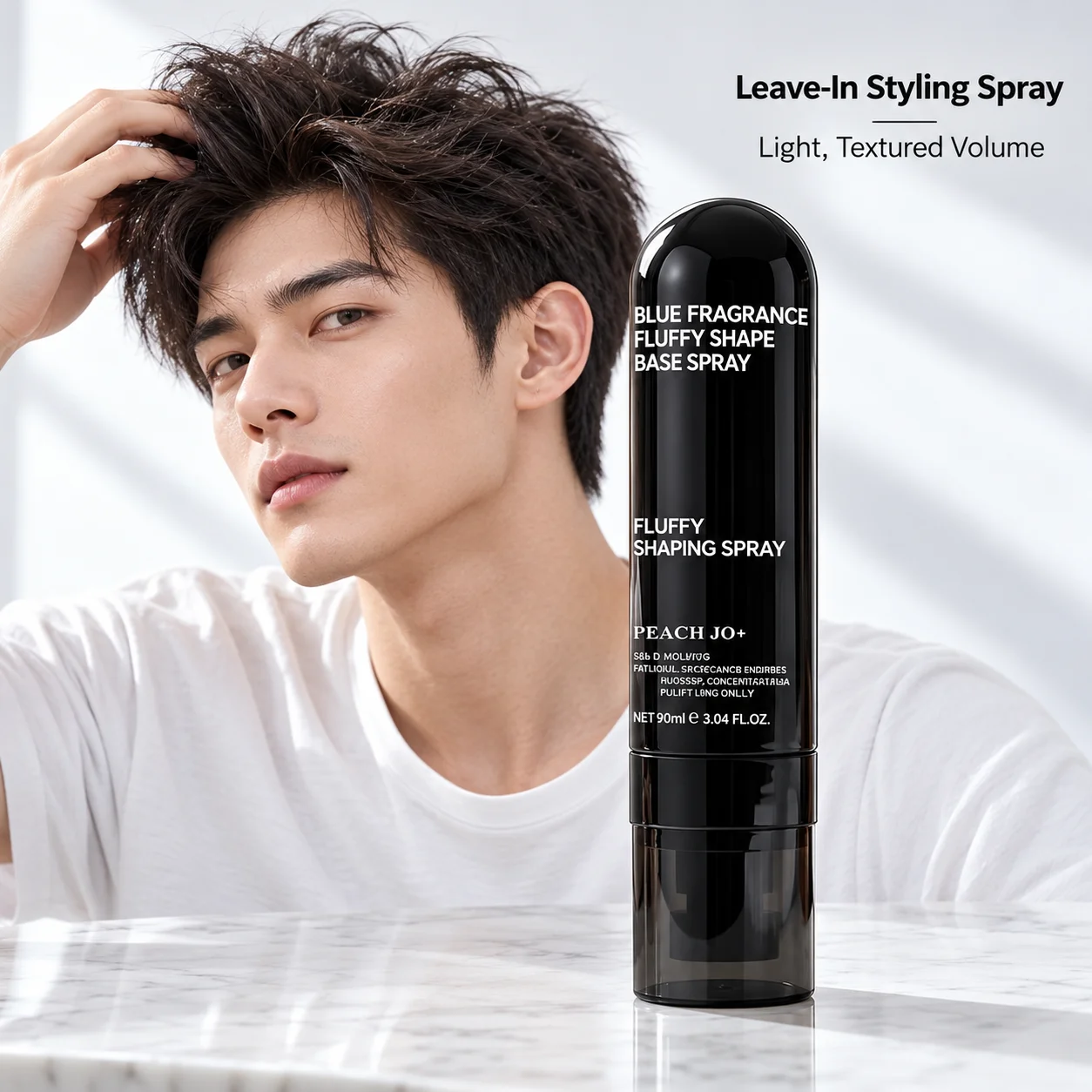 Hair Styling Primer Spray 90ml With Sea Salt For Men For A Voluminous Base With Lasting Hold And A Fragranced Leave In Formula