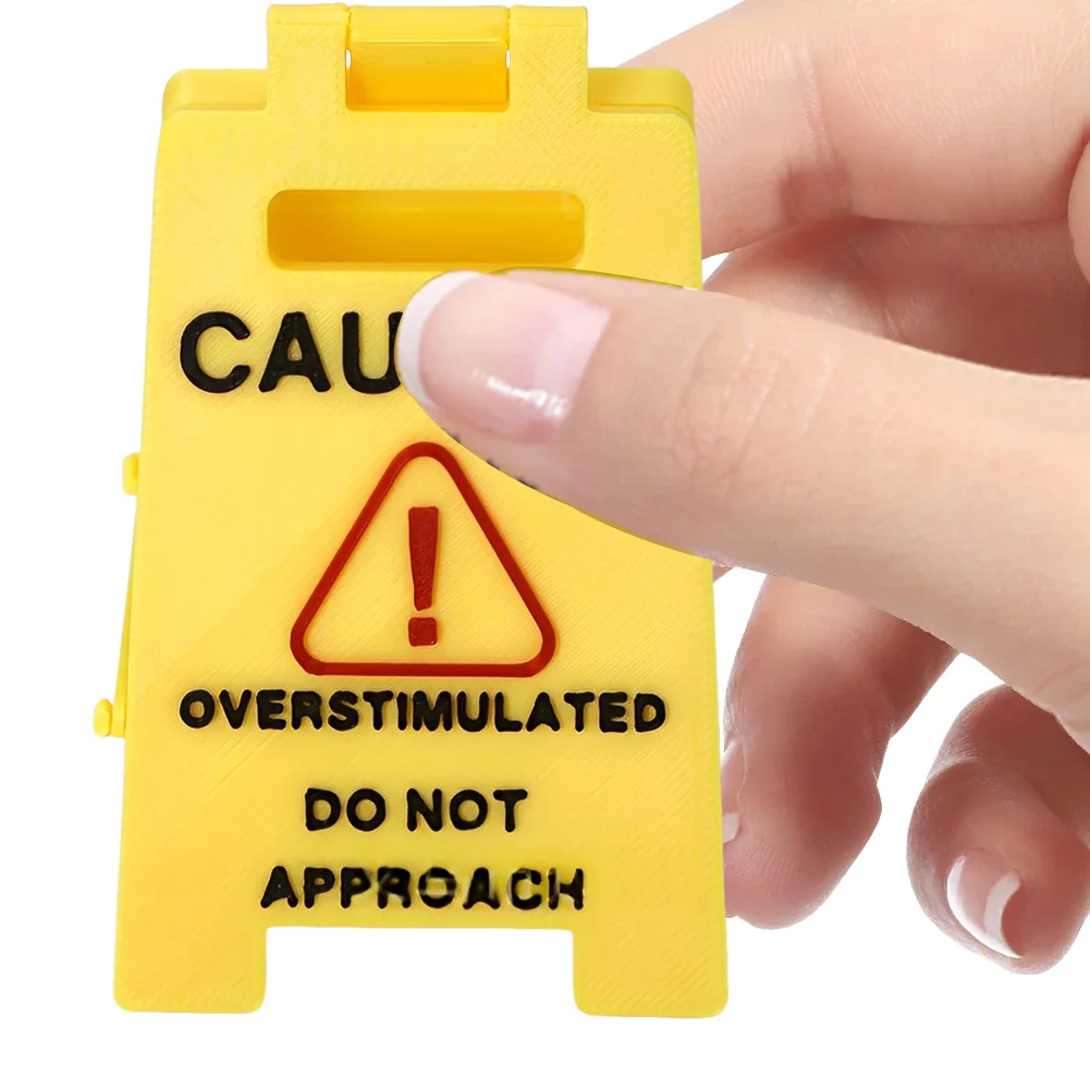 تحذير كبير الحفز مكتب تسجيل مكتب علامة تحذير ديكور لا نهج الجدول علامة تحذير صغيرة علامة تحذير ل هدية الكمامة #3