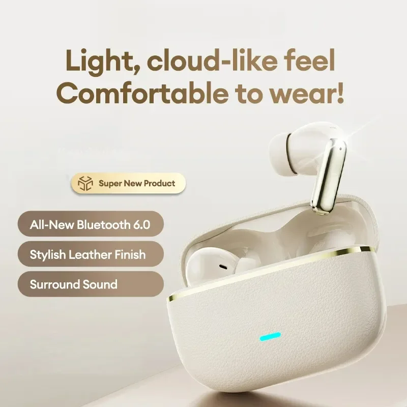 Wireless Bluetooth Earphones Noise Cancelling Long Battery Life Comfortable for Sports High-Quality Sound Headphones With Mic