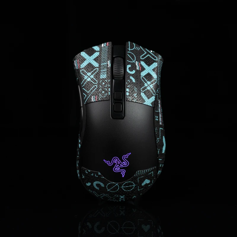 BTL Maus Grip Band Skate Handgemachte Aufkleber Non Slip Eidechse Haut Saugen Schweiß für Razer DeathAdder V2 PRO Drahtlose Ohne maus