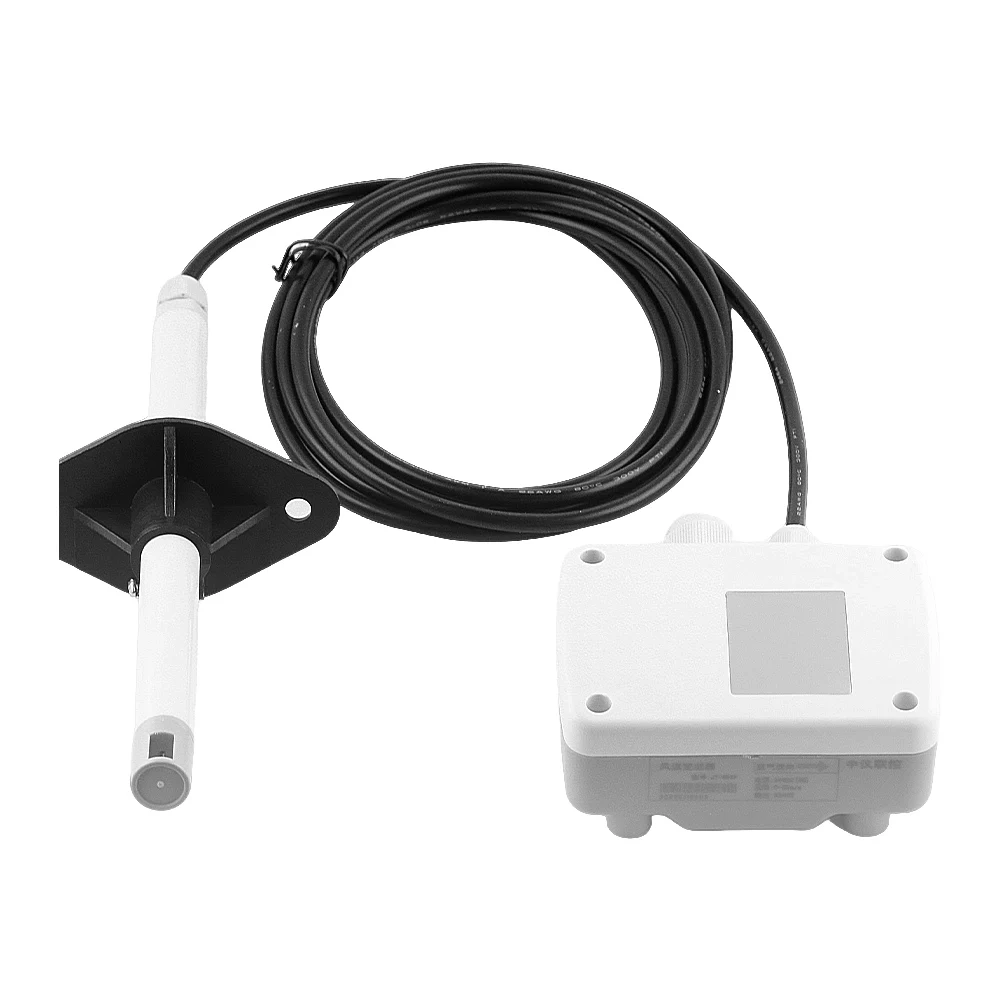 0-30m/s Pipes Wind Speed Sensor RS485 0-10V 4-20MA High Precision with Display Air Speed Measuring Detector Transmitters 2M