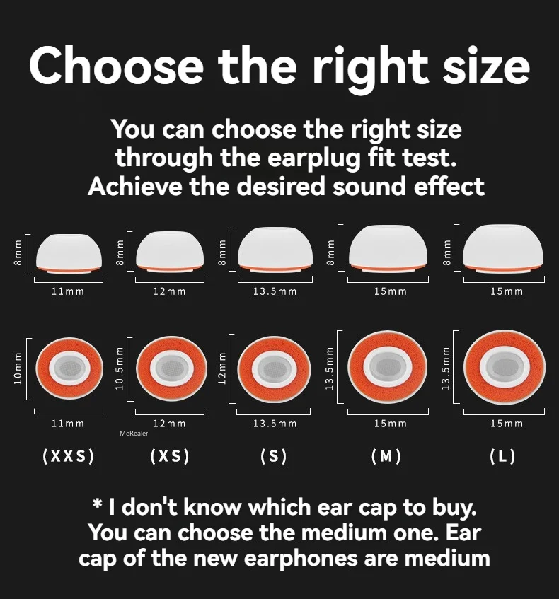 Memory Foam Replacement Eartips for Apple AirPods Pro 3 Soft Sponge Earpads Cap Ear Tips Accessories XXS/XS/S/M/L