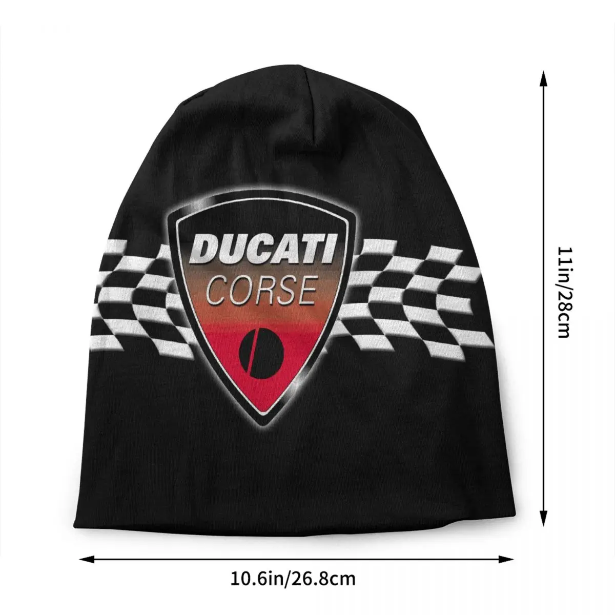 Benutzerdefinierte Ducatis Motorrad Beanie Cap Winter Warme Motorhaube Femme Stricken Hüte Fashion Outdoor Ski Beanies Hüte Für Männer Frauen