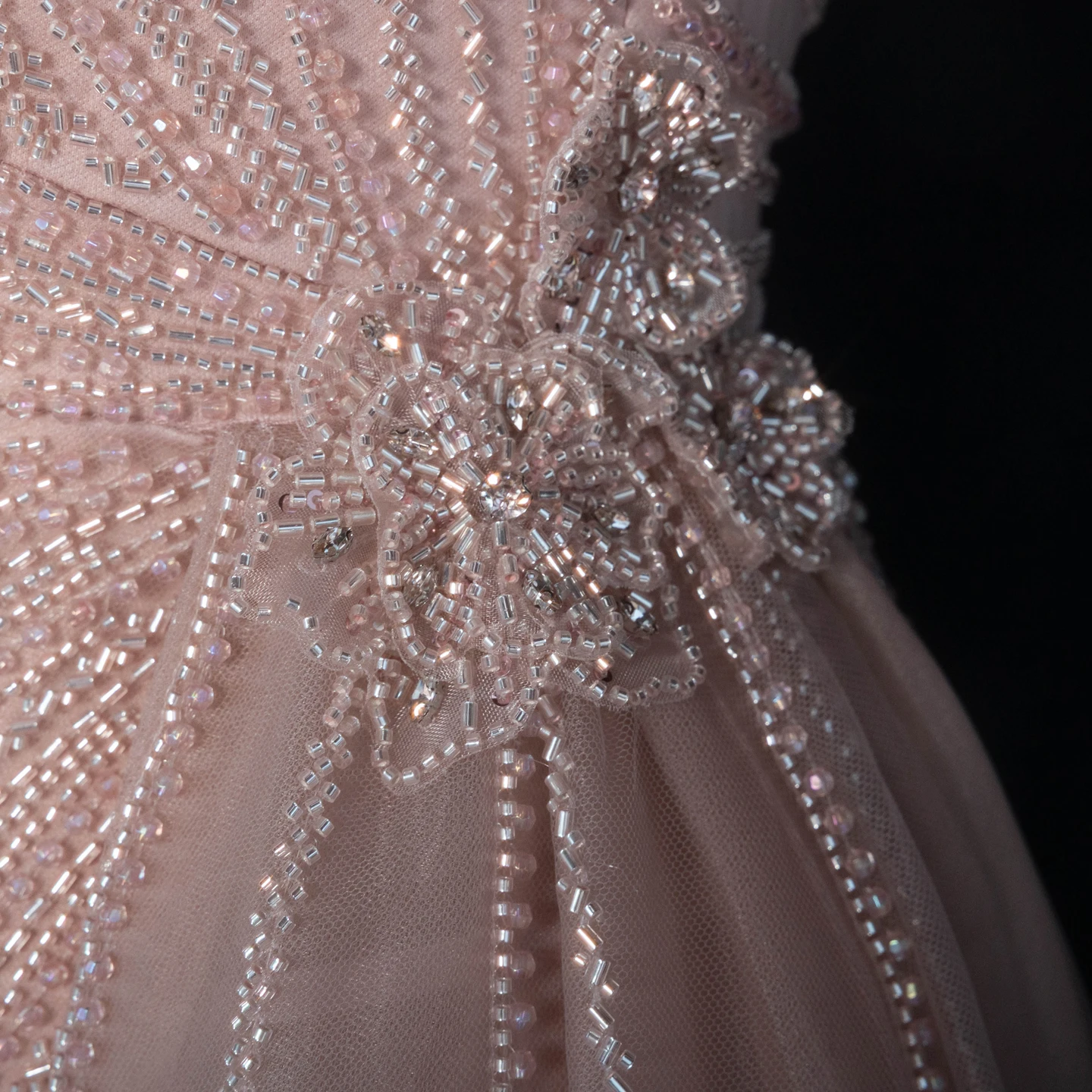 Sharon Said Abendkleid Glamouröses Grünes Tüllkleid mit Perlen und Quasten, Sweetheart-Ausschnitt, Luxuriöses Dubai-Formelles Hochzeits- und Partykleid SS103 Maßanfertigung – Detail 29