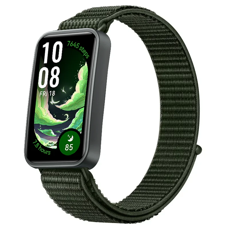 Спортивный нейлоновый ремешок-петля для браслета Huawei Band 10 9 8, дышащий браслет Huawei Band 8 9 10, сменные аксессуары Correa