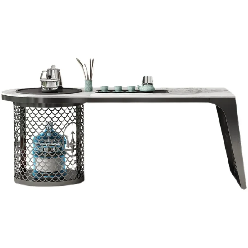 Simple modern kung fu tea table set integrated office coffee table