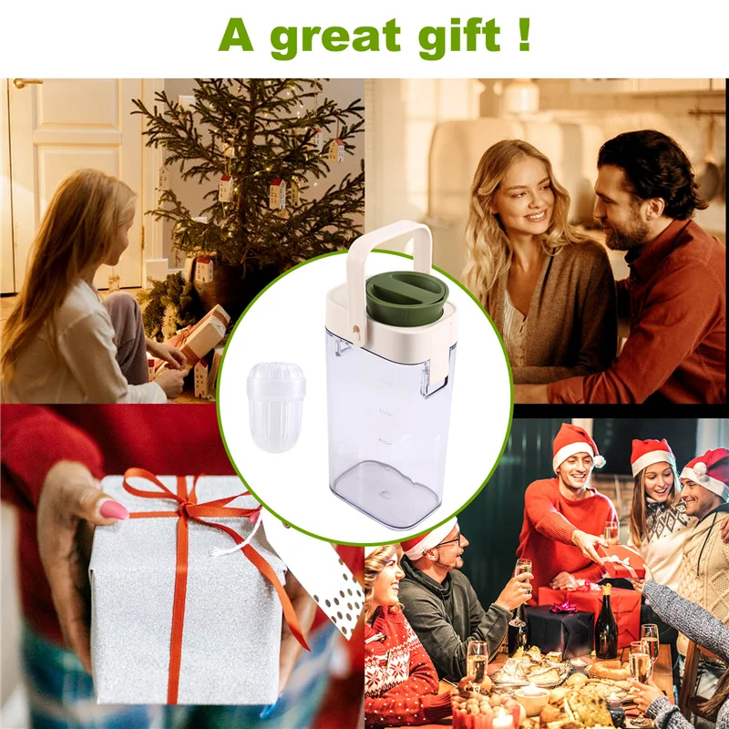 

Кофеварка ABZC-Kitchen Essential на 1 л для холодного приготовления, прочная банка с ручкой, герметичная крышка, идеально подходит для холодного кофе.