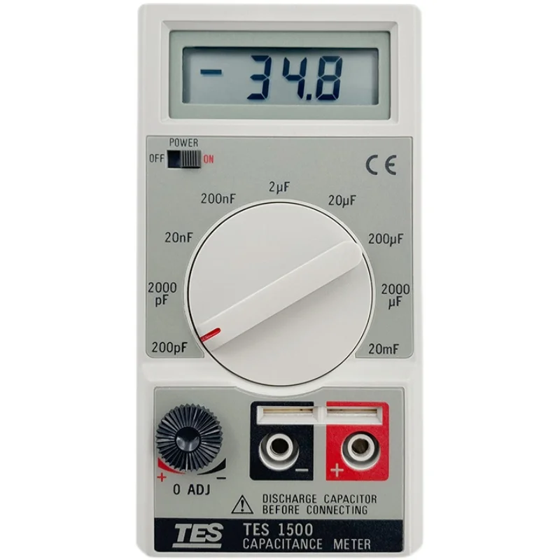 TES1500 اختبار السعة عالية الدقة السعة متر كاشف خاص السعة الرقمية متر