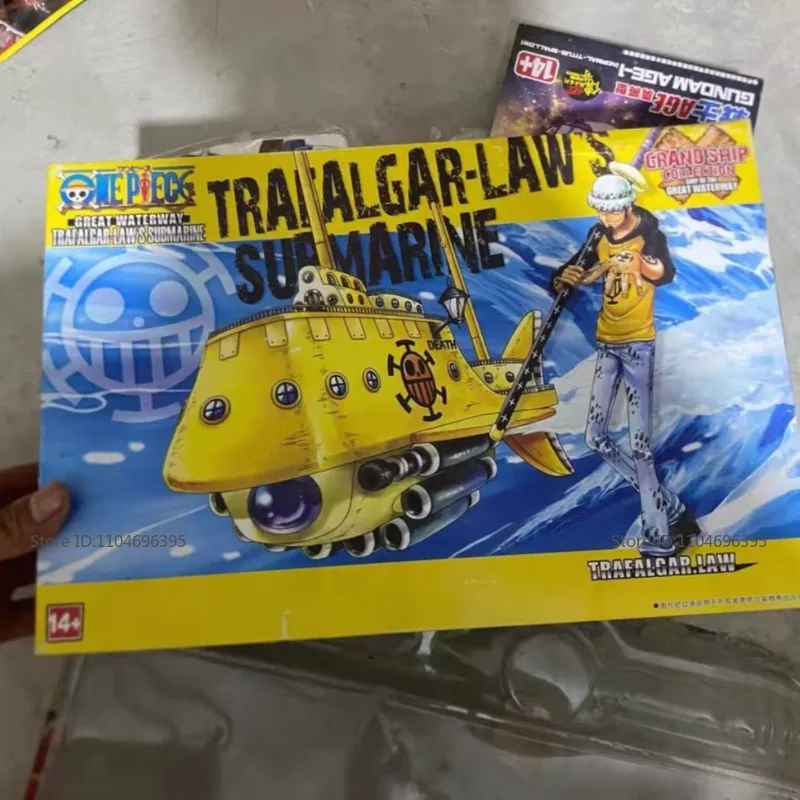 Brand New in Stock BANDAI Model Toy ONE PIECE Trafalgar D. Water Law Red Army‌ Original Assembling Mecha Anime Figures Doll Gift