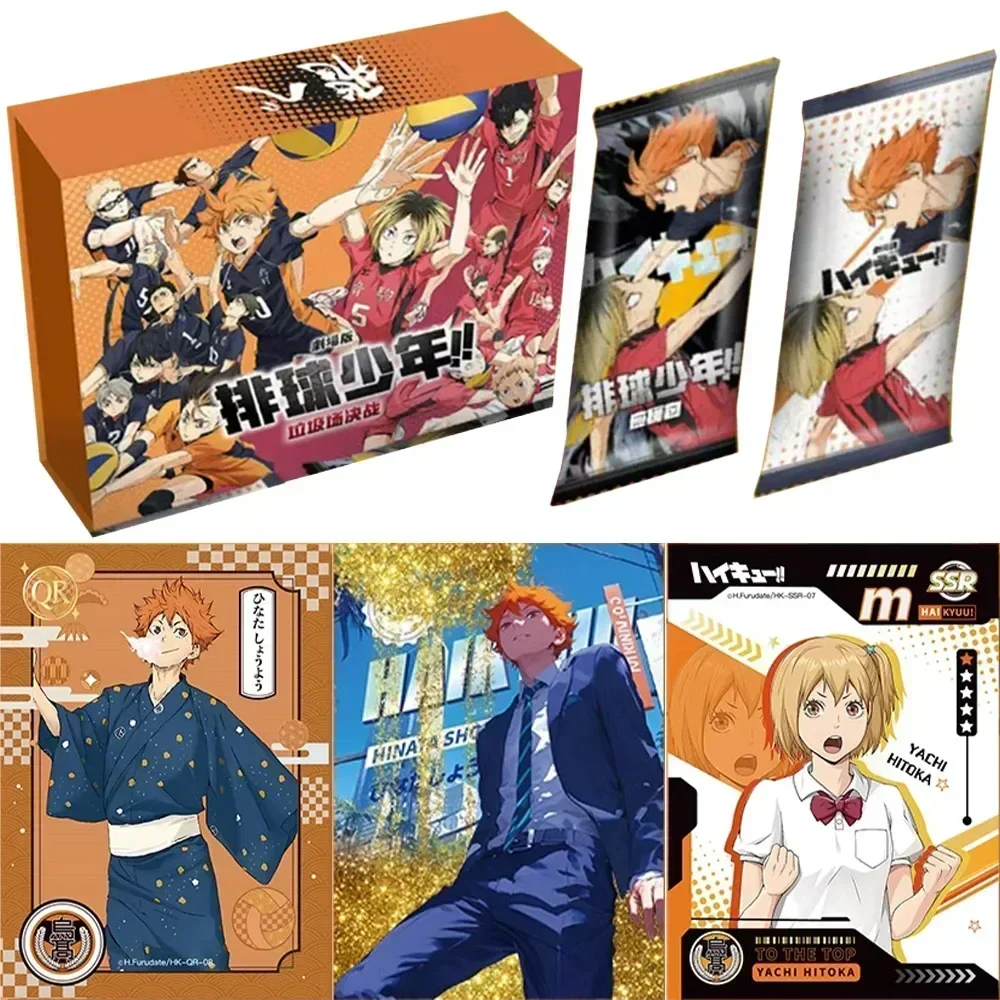 Haikyuu Cards Hinata Shoyo Kageyama Tobio Tsukishima Hotaru Anime Character Collection Cards Toys Gifts