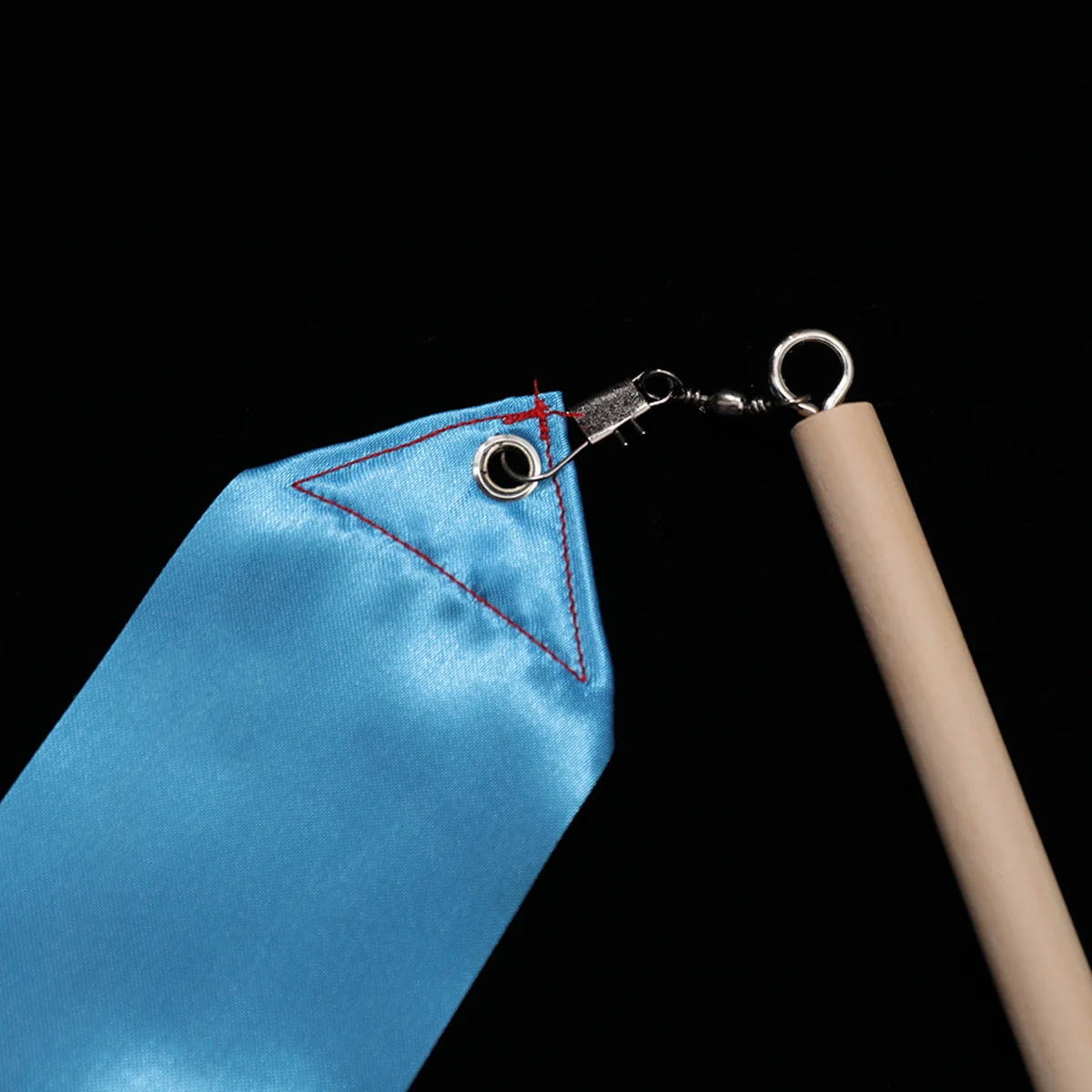 

2Pcs 2M Colorful Rhythmic Gymnastics Ribbon for Kids Dance Equipment Streamer Party Favor Blue