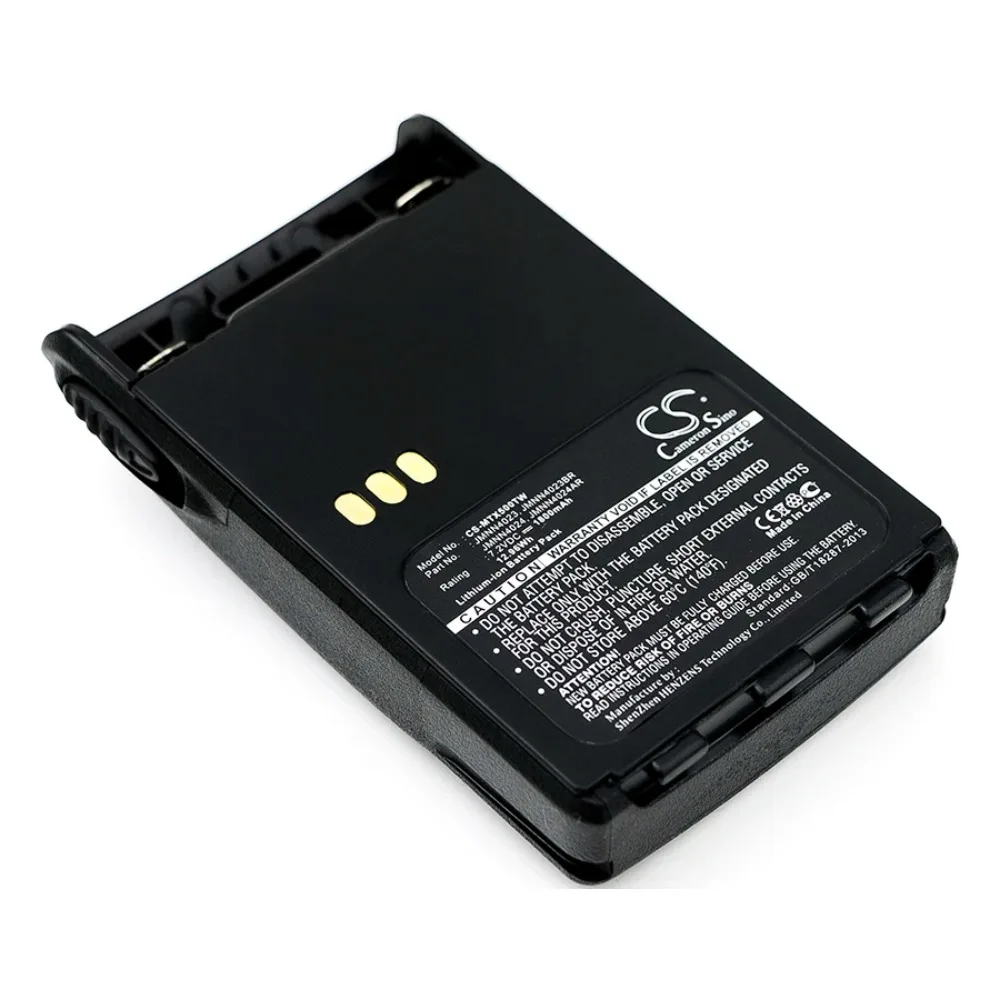 

Replacement Battery for Motorola PRO5150 Elite, Pro7150 Elite, PTX700 Plus, PTX760, PTX760 Plus JMNN4023, JMNN4023BR, JMNN4024