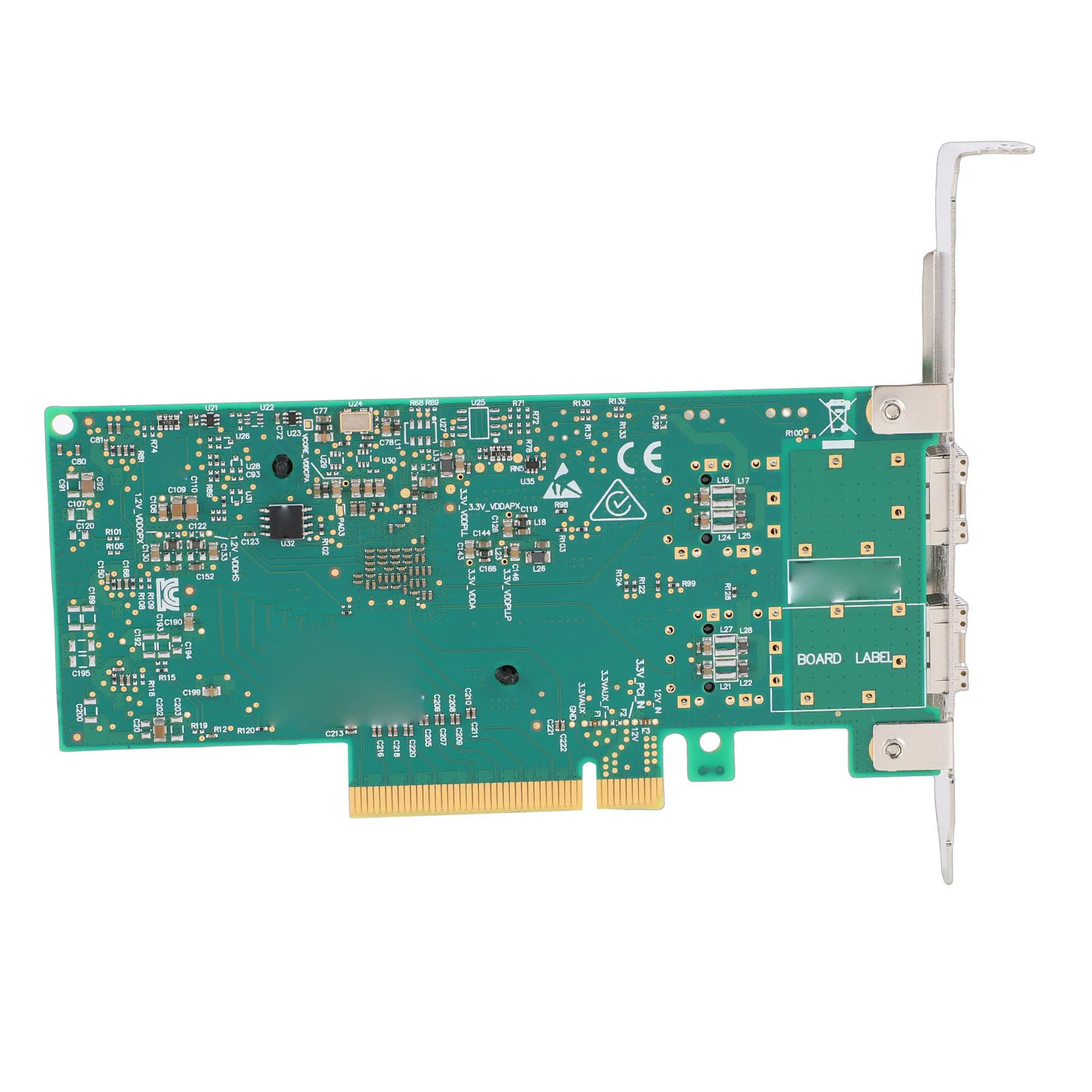 Dual Port Server Network Card Adapter High Speed 10Gbps Transmit Low Latency MCX4121A-XCAT