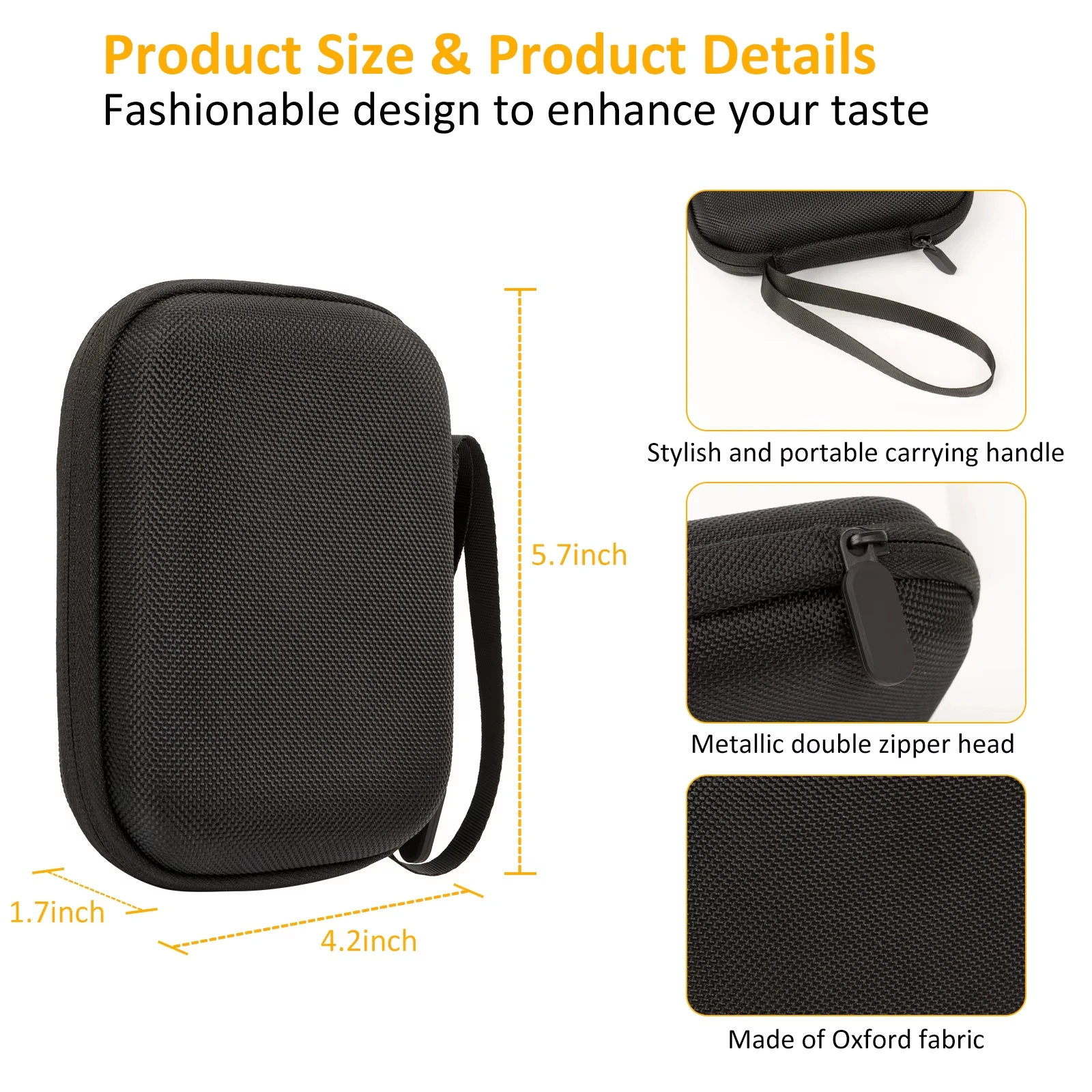 New Hard EVA Shell Storage Bag Portable Travel Carrying Case Protector Protective Cover Organizer Pouch Fits for razer Kishi