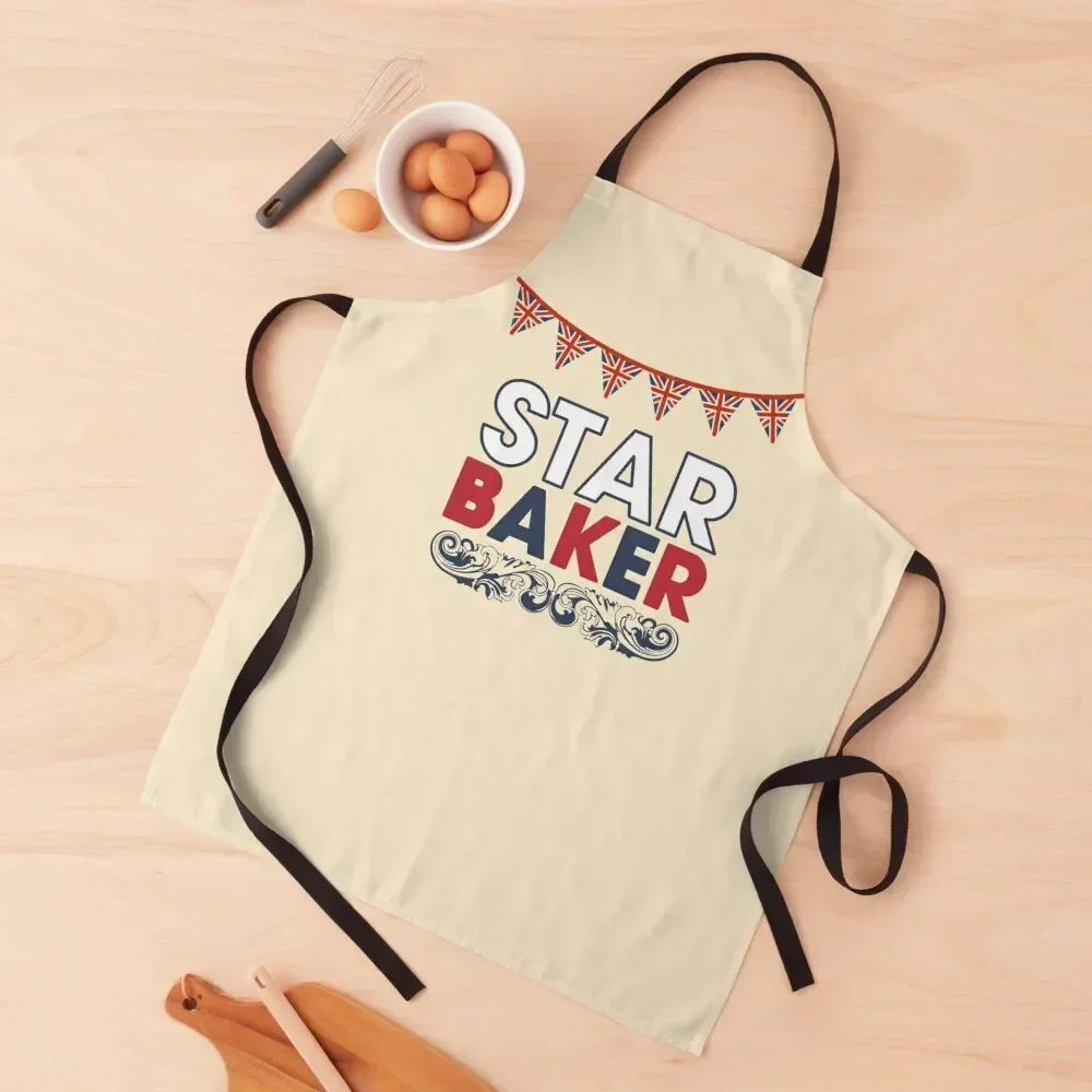 Star baker Apron Kitchen accessories Kitchen Things For Home For Nail Stylist bib Apron