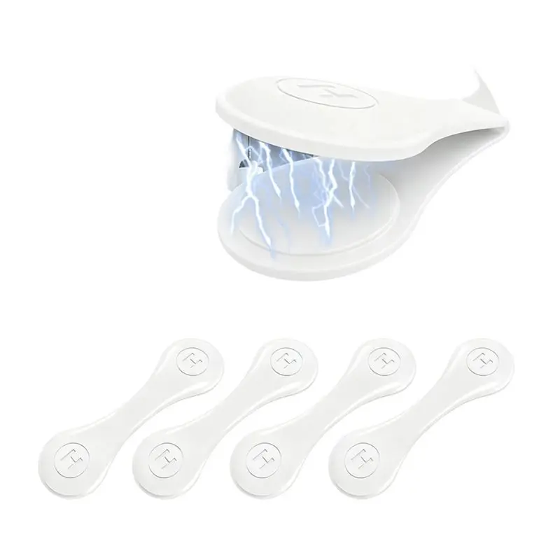 B23B 4-Pack Magnetic Silicone Shower Curtain Clips Keep Liner Closed