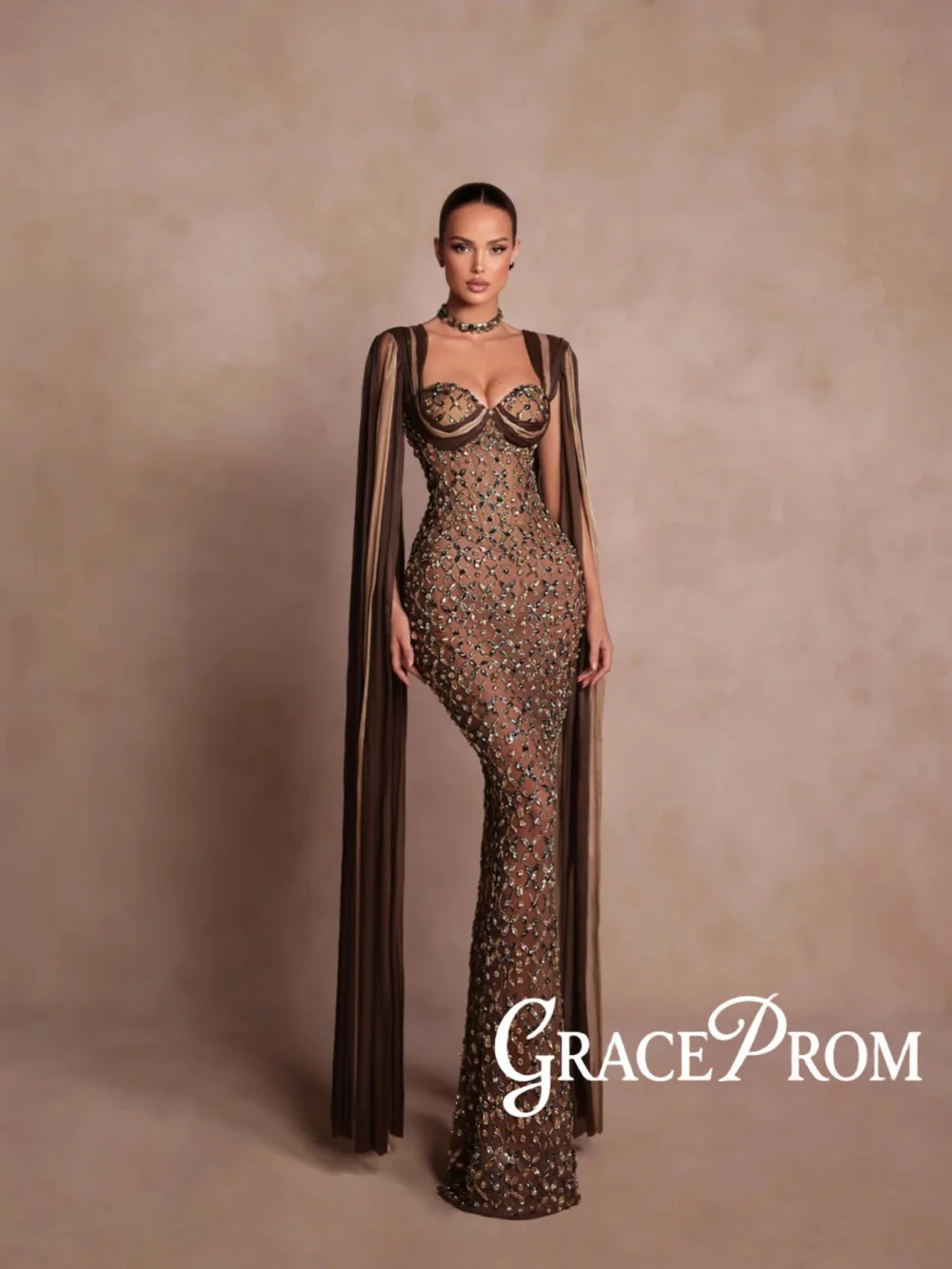 

Long Gorgeous Crystal Evening Dress Attractive Sweetheart Neck Wedding Party Gown Customized Elegant Straight Red Carpet Gowns