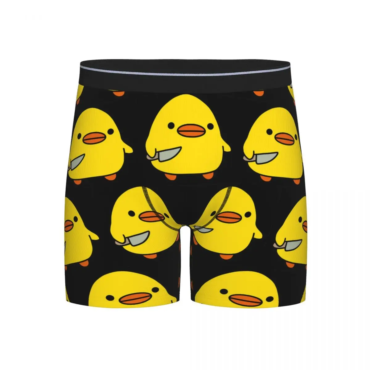 

Long Boxer Underpants Shorts Duck With Knife Kawaii Duck Knife Duck Panties Men Underwear for Homme Man Boyfriend Gifts