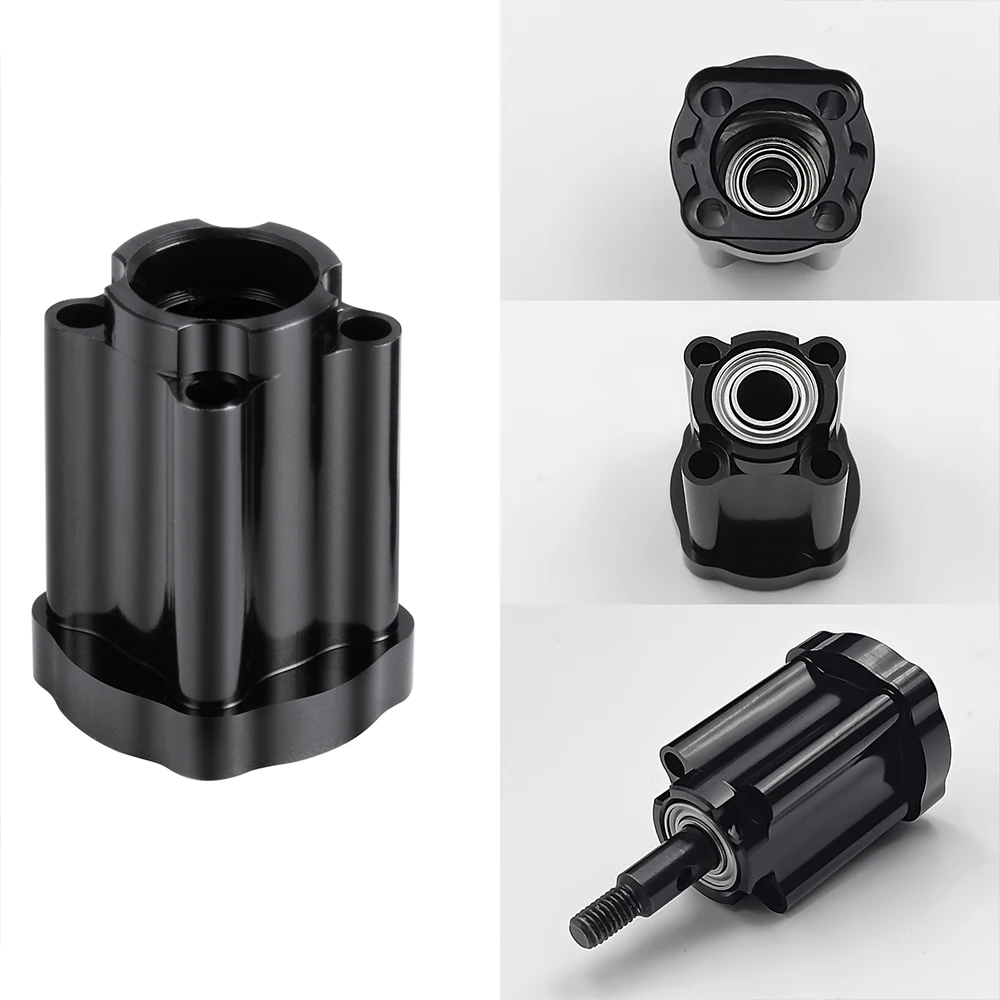 YEAHRUN Manicotto dell'asse posteriore in lega di alluminio per parti di aggiornamento della tazza posteriore dell'auto cingolata 1/18 Mini LMT 4WD RC