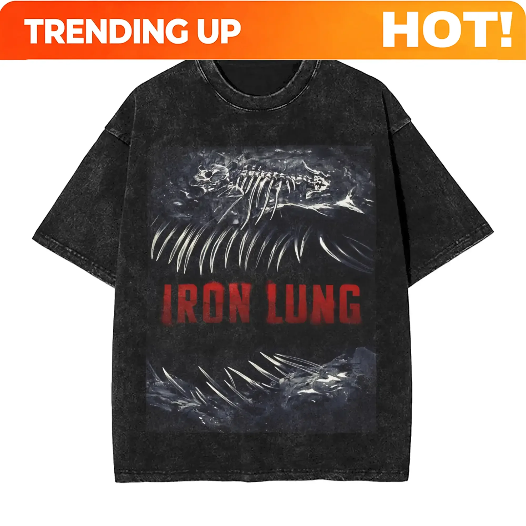 Customization Men Iron Lung T Shirts Top Tees Beach Awesome Short Sleeve T Shirt Crew Neck Hip Hop Casual Tshirt Wholesale