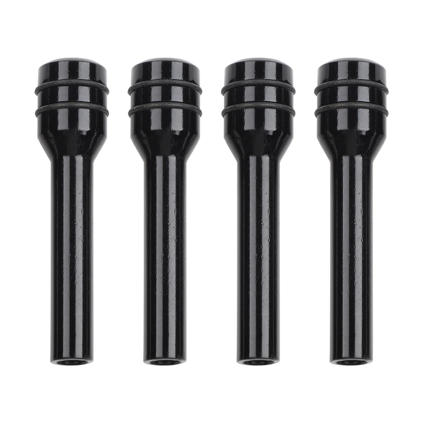 4x plata/rojo/negro puerta Interior de coche LKnob Pull Pins cubierta aleación de aluminio accesorios de automóvil para todos los coches/camiones