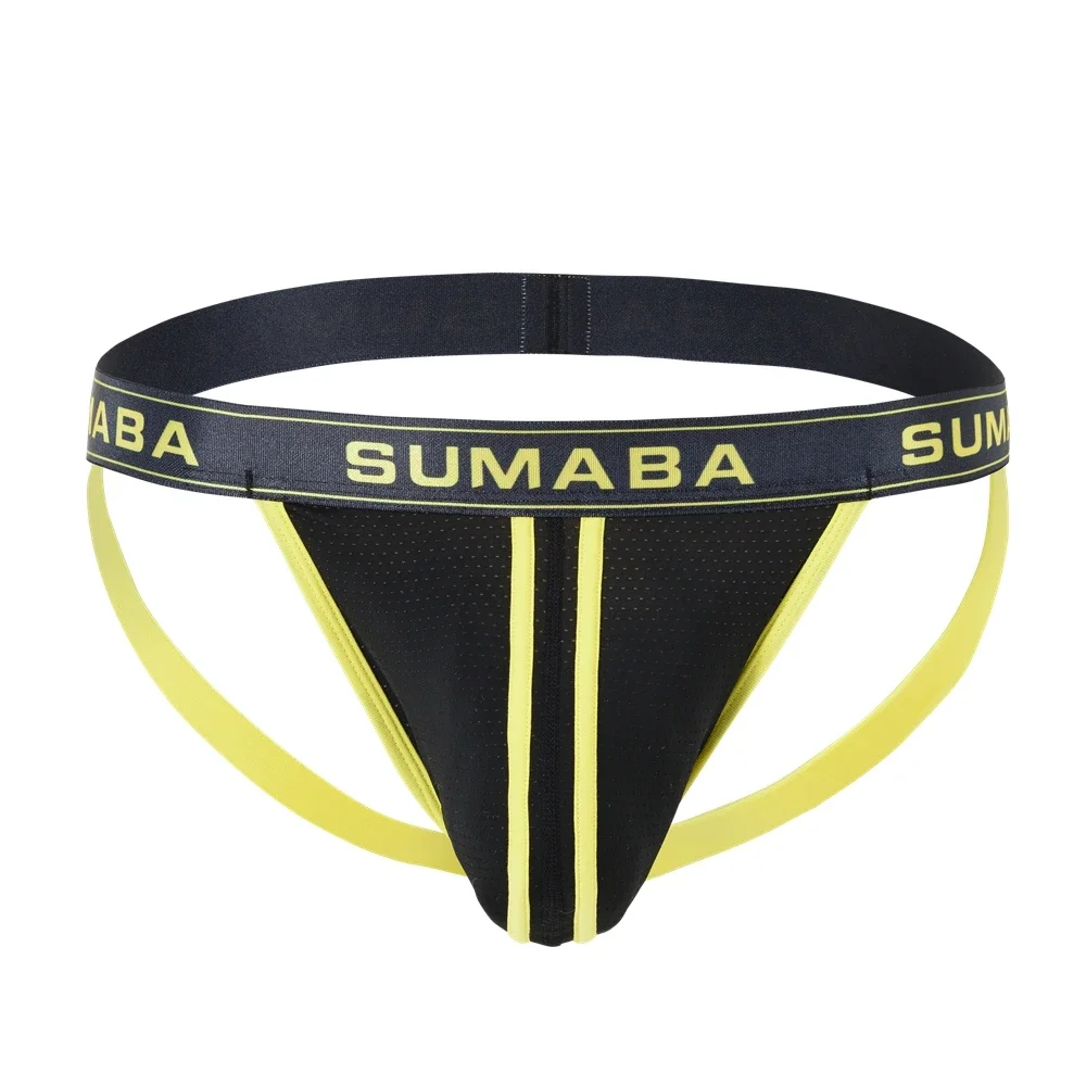 Jinshi Mens Jockstrap Tag less G-String Homme Jockstrap Sexy Thongs And G Strings M-3XL