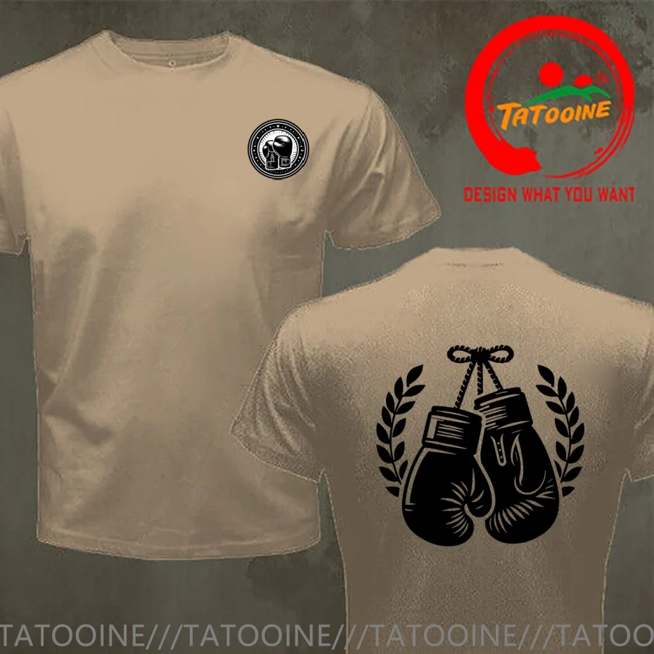 Boxe Fighter Boxing T Shirt Men Fashion Trendy Casual Clothing Stylish Tops Tee Shirt Leisure Tshirt Men's T-Shirt