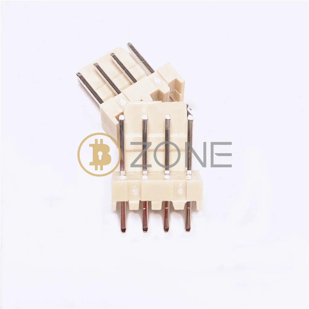 Antminer papan kontrol 4Pin kipas pendingin soket lurus Pin konektor