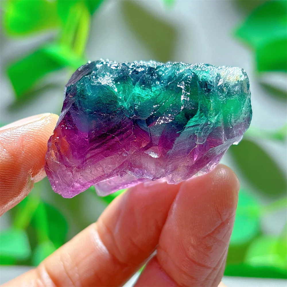 Rainbow Fluorite Raw Specimen Crystal Natural Stone Quartz Stone Minerals Home Decoration Reiki Energy Healing Spiritual Luck